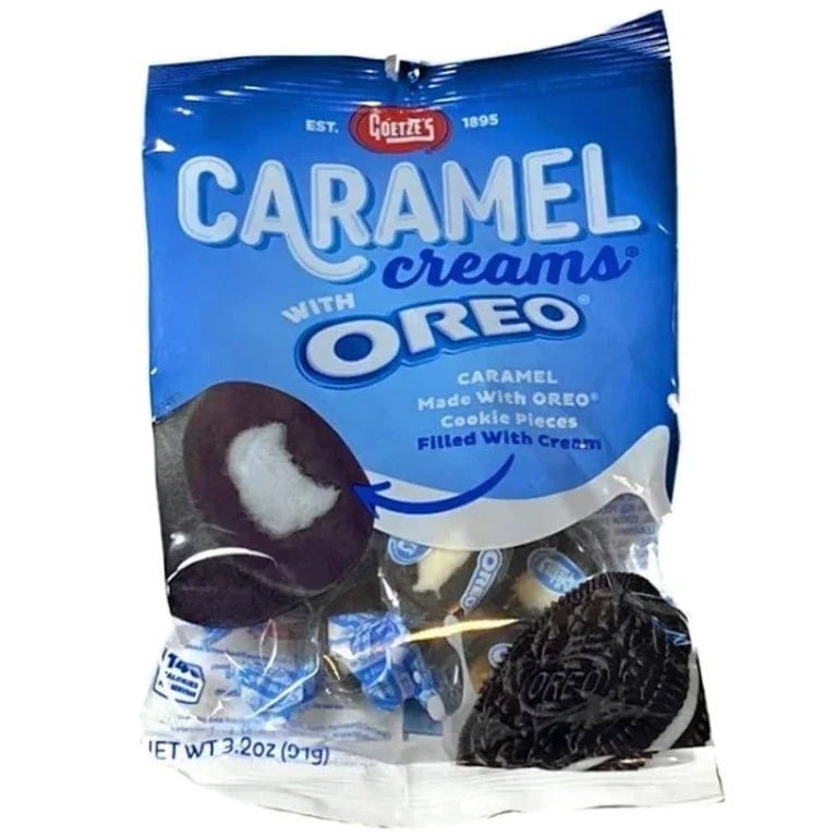 海外製クリーム10g　20本 Goetze's Candy - Caramel Creams with Oreo, 3.2 oz Bag - Walmart.com
