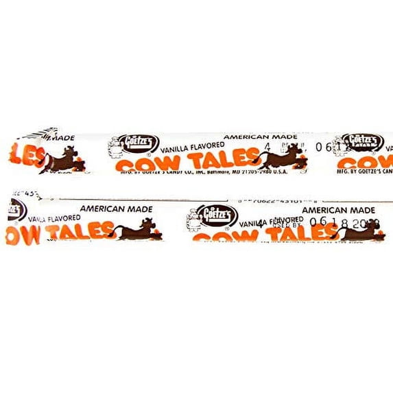 Goetze's Classic Cow Tales Caramel Candy: Vanilla- 36 Count Box