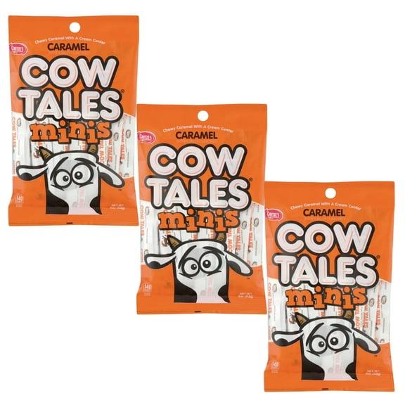Goetze's Cow Tales Chewy Caramel Cream Center Snack Sticks, 4oz Mini