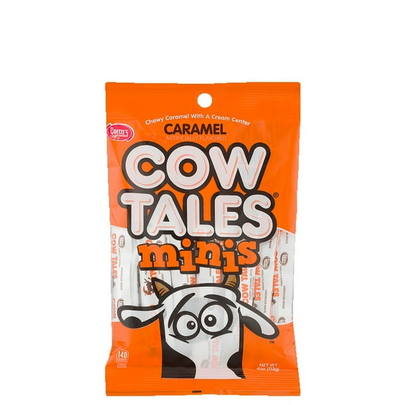Haberdasher Mini Cow Tales Caramel Cream 4oz, 12 Bags