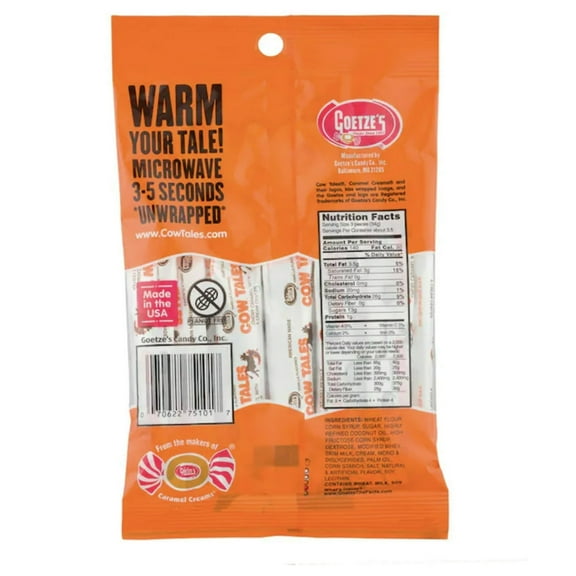 Goetzes Cow Tales Chewy Minis Carmel with A Cream Center 2 Pack, 4 oz. each