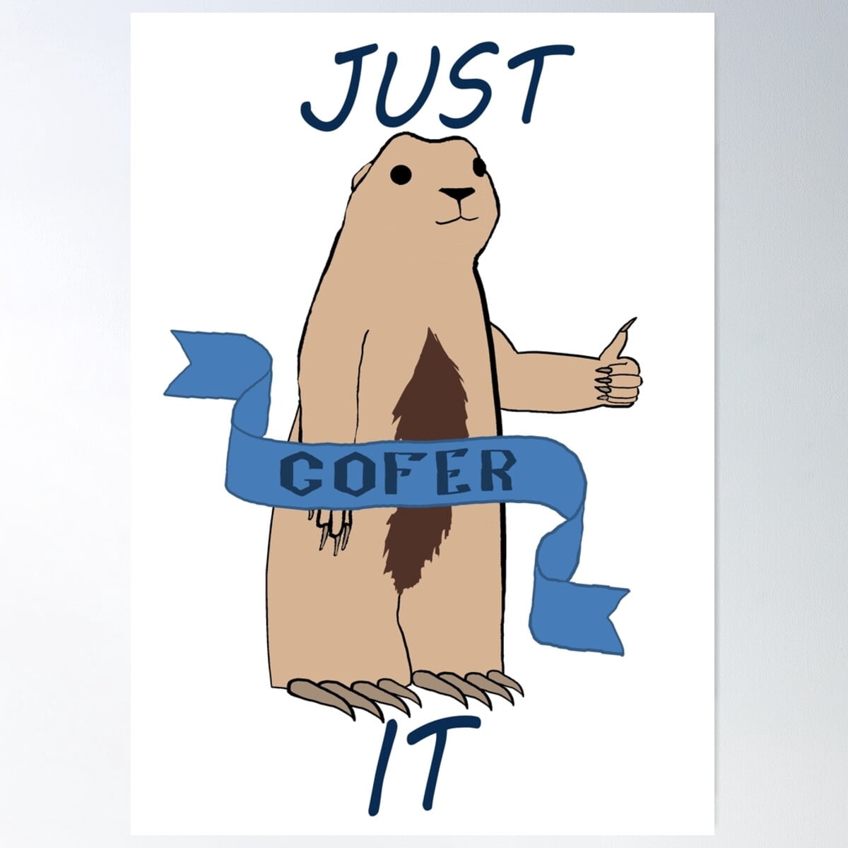Gofer It Poster Wall Art, Modern Wall Decor For Living Room Bedroom ...