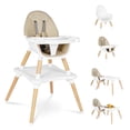 thumbnail image 1 of Gofirst 6 in 1 Convertible High Chair for Babies and Toddlers, Baby Chair Beige, 1 of 9