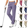 thumbnail image 1 of Gofl Leggings for Women Stretch High Waisted Straight Leg Casual Yoga Pants Work Golf Trousers with Pockets, 1 of 8