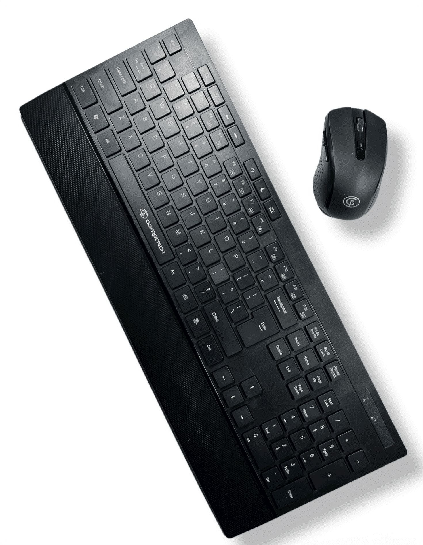 Gofreetech GFTS002 2.4G Wireless Keyboard & Mouse Combo Black