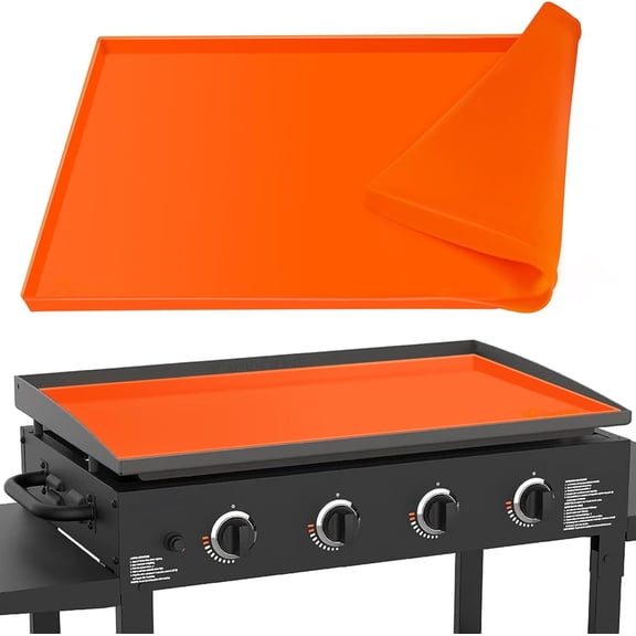 Gogcaro 17" Silicone Griddle Mat for Blackstone 17 Inch Griddle, Heavy Duty Food Grade Silicone Griddle Cover, Protect Your Griddle from Dirt & Rust All Year Round