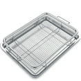 thumbnail image 1 of Gogcaro Air Fryer Basket for Oven 15.4"x11.5", Large Air Fryer Basket and Tray Stainless Steel Oven Air Fryer Pan Rack for Cooking Baking and Broiling, 1 of 8