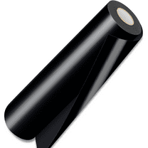 Gogcaro Black HTV Heat Transfer Vinyl Rolls - 12" x 20ft Black Iron on Vinyl for Shirts, Iron on for All Cutting Machines - Easy to Cut & Weed for Craft Heat Vinyl Design