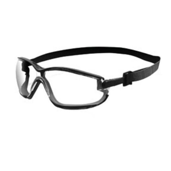 Goggle Anti Fog Blk Frame-Clr Lens