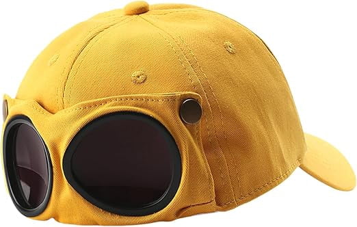 Post Cap Styles Goggle Caps for Men, Baseball Style Sunglasses with Attached Cap ...