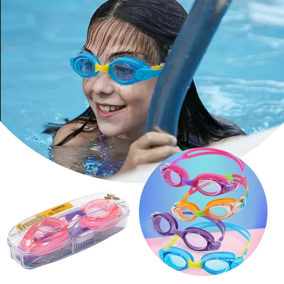 Goggles Specially Designed For Children's Swimming Goggles In 4 Colors Soft Silicone And For Children's Swimming Goggles