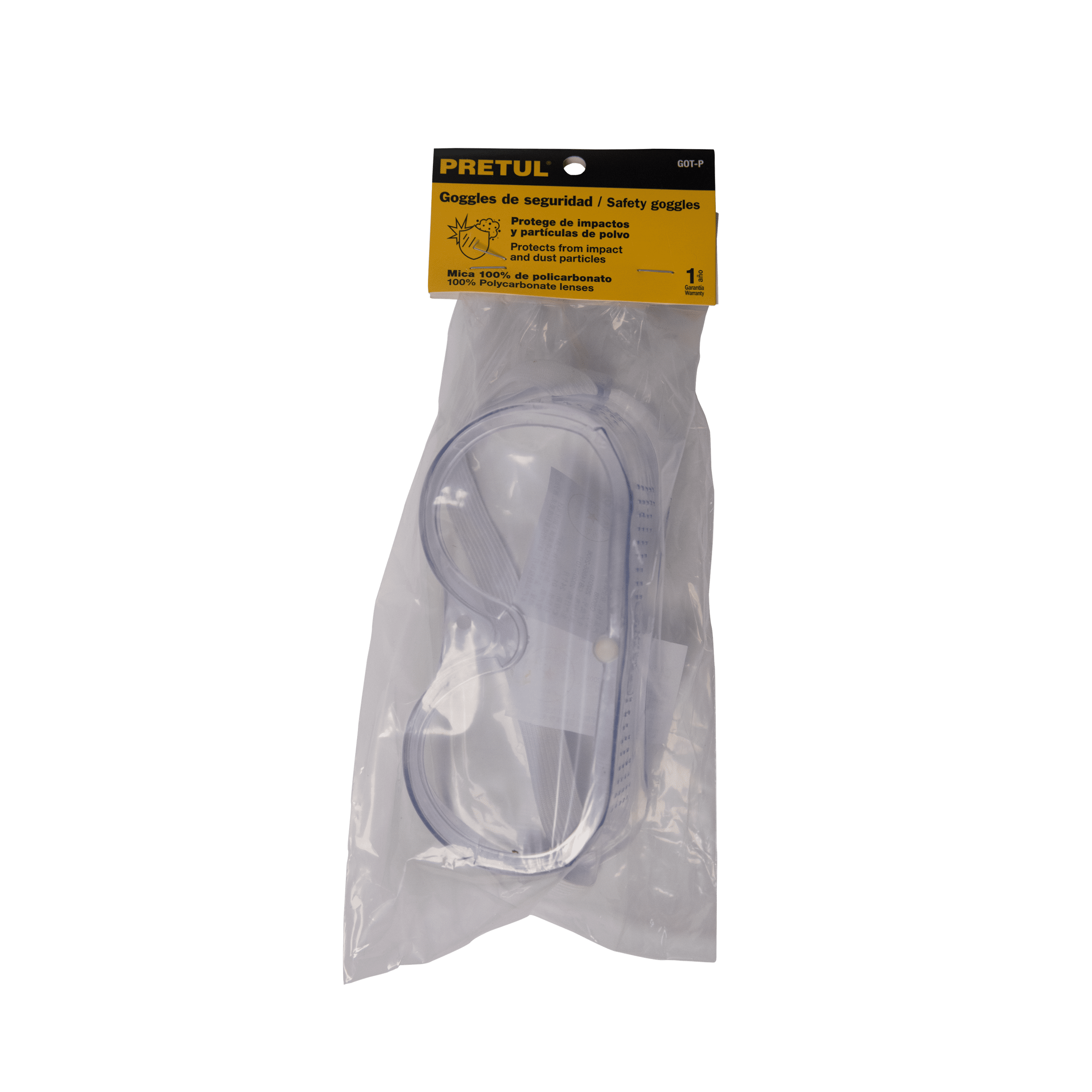 Pretul Clear Safety Glasses with Z87.1 Poly Carbonate Lens Walmart