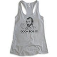 thumbnail image 1 of Gogh For It Vincent Van Gogh Tank Top, Ladies Racerback Tank Top, Funny Artist Impressionist Art Tank, Heather Gray, Small, 1 of 3