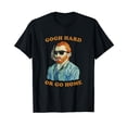 thumbnail image 1 of Gogh Hard Or Go Home Black T-Shirt - Vincent Van Funny Pun Art, 1 of 5