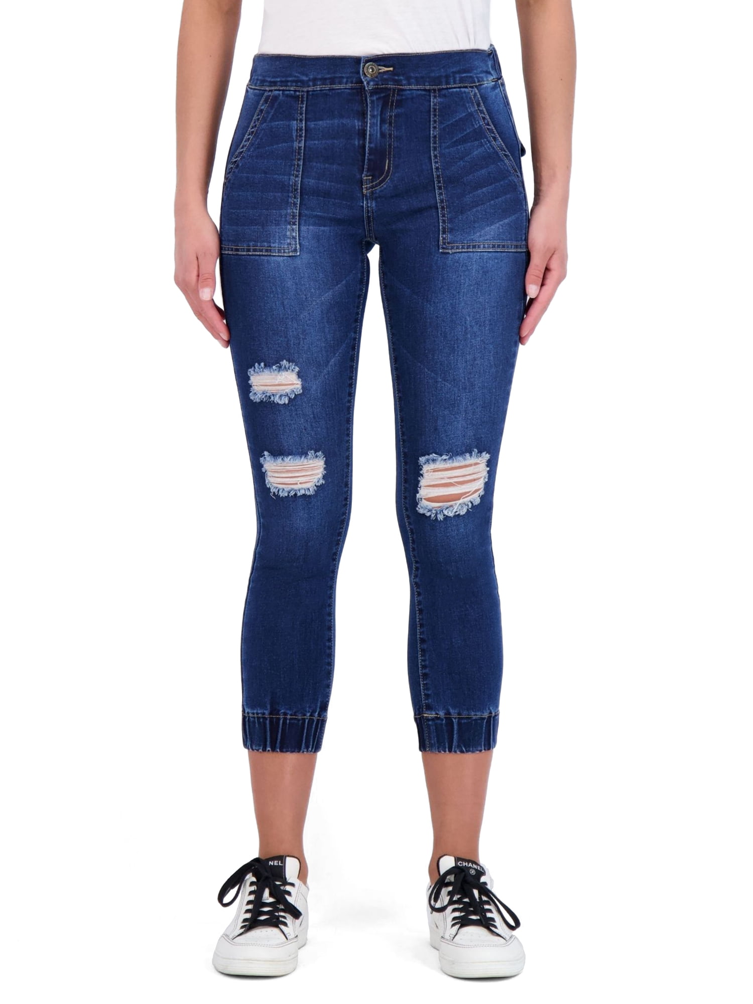 Chanel Low-Rise Skinny Jeans