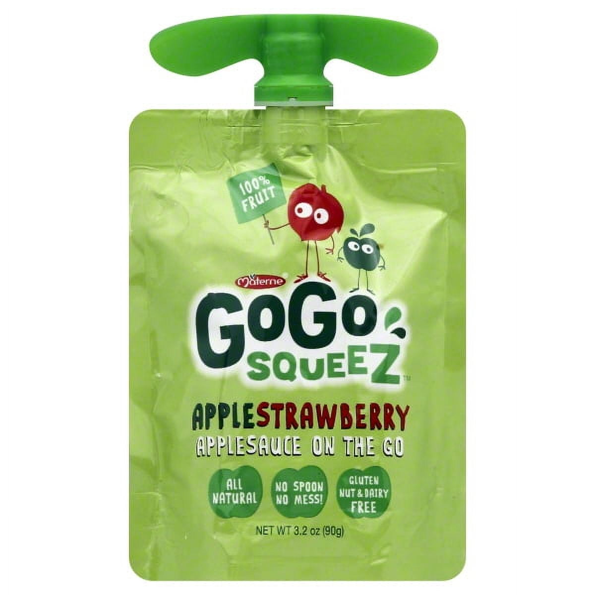 Gogo Squeez Apple Strawberry Applesauce Pouches 1 Ct