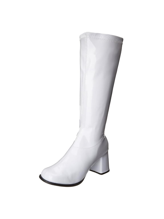 Gogo White Boots Women's Adult Halloween Costume Accessory