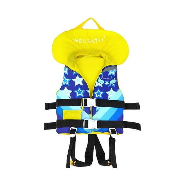 Gogokids Kids Swim Vest Float Life Jacket with Headrest Adjustable