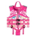 thumbnail image 1 of Gogokids Kids Swim Vest Flotation Life Jacket Bouyancy Swimwear with Adjustable Harness,30-50 lbs Pink, 1 of 8