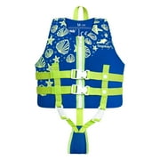 Gogokids Kids Swim Vest Life Jacket-Toddler Float Buoyancy Swimsuit Trainer Vests Swim Aid Jacket for Age 1-9 Years, Blue