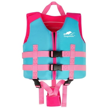 Gogokids Kids Swim Vest Life jackets for Toddler,Buoyancy Float Swim Learning Training Swimwear Vest Suitable for Boys and Girls 33-77 lbs/1-9 Years