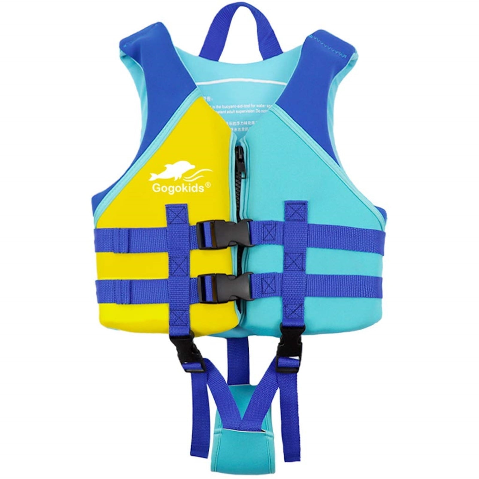 Gogokids Kids Swim Vest Life jackets for Toddler,Buoyancy Float Swim Learning Training Swimwear Vest Suitable for Boys and Girls 33-77 lbs/1-9 Years