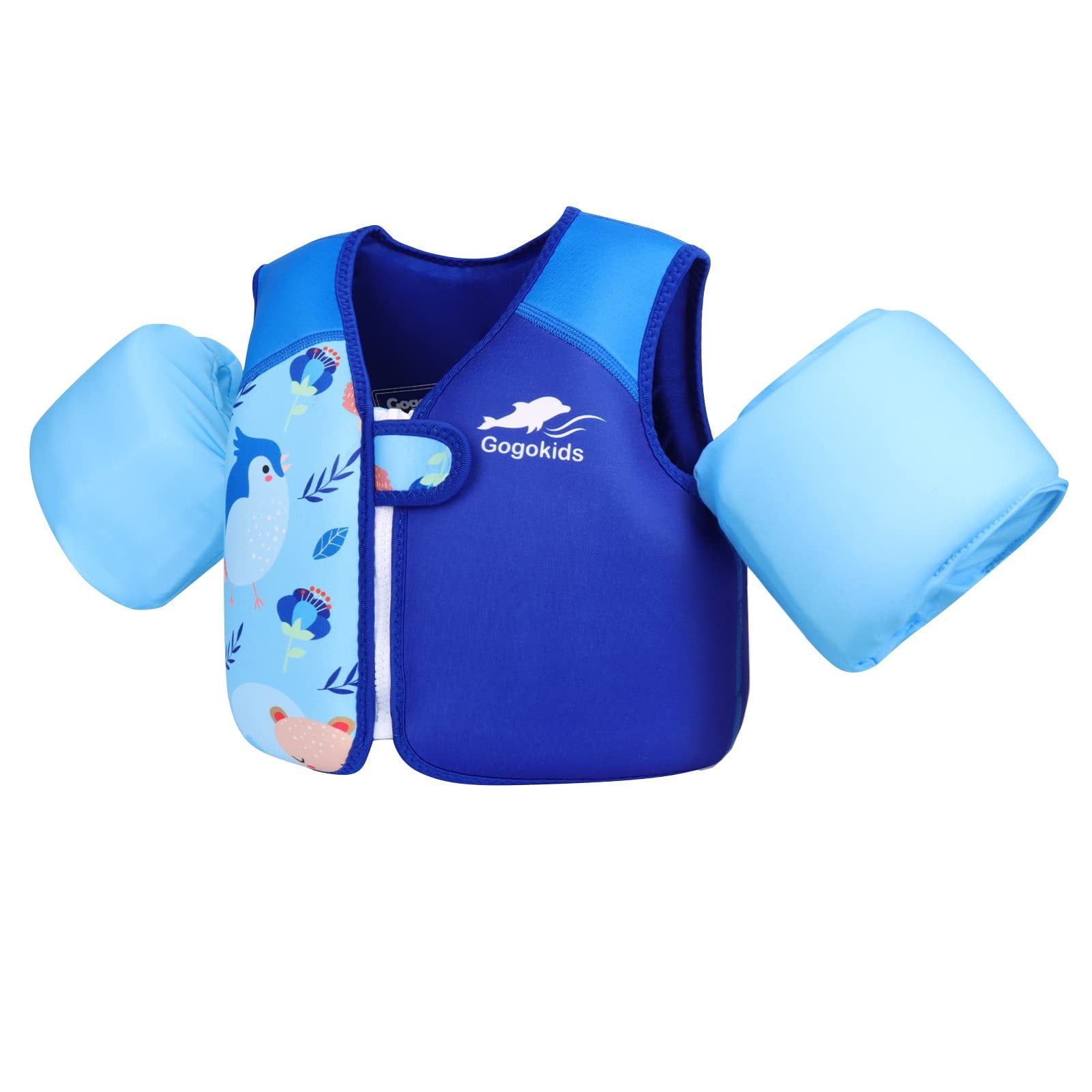 Gogokids Kids Swim Vest with Strong Buoyancy, Toddler Flotation Jackets