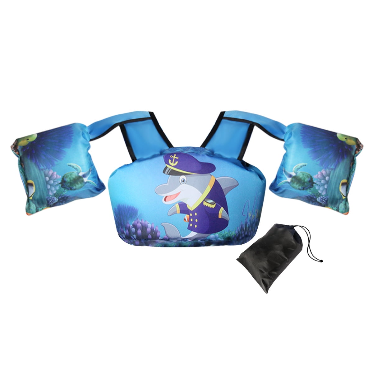 Gogokids Kids Swim Vest,Toddler Floaties Arm Wings Life Jacket Vest Training Swimsuit with