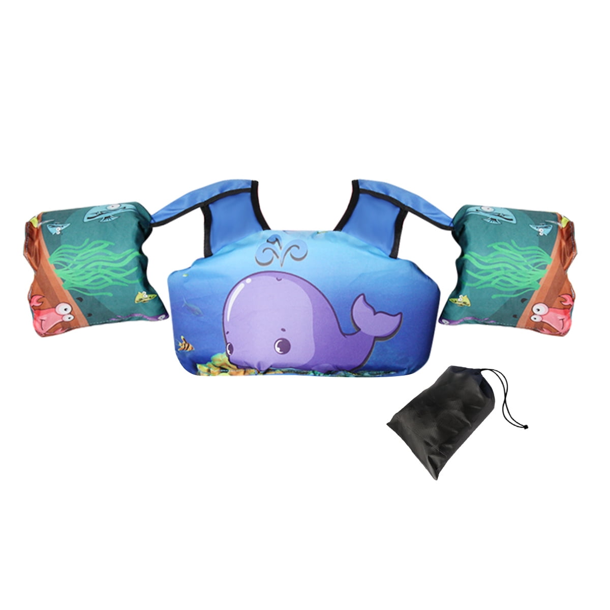 Gogokids Kids Swim Vest,Toddler Floaties Arm Wings Life Jacket Vest Training Swimsuit with