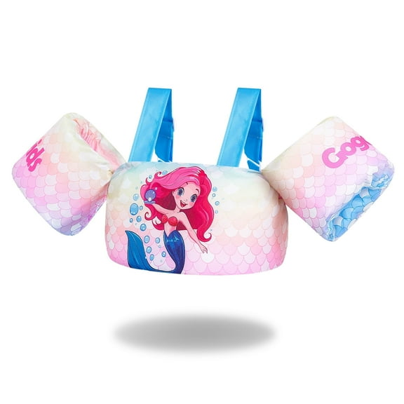 Gogokids Kids Swim Vest, Toddler Swim Vest, Toddler Floaties Arm Wings Life Jacket Vest Training Swimsuit with Adjustable Security Buckle for Boys Girls, 2-6 Years Old, 20-50lbs