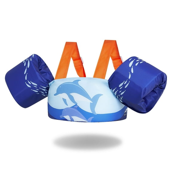 Gogokids Kids Swim Vest, Toddler Swim Vest, Toddler Floaties Arm Wings Life Jacket Vest Training Swimsuit with Adjustable Security Buckle for Boys Girls, 2-6 Years Old, 20-50lbs