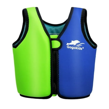 Gogokids Kids Swim Vest Life Jacket-Toddler Flotation Buoyancy Trainer Vests Swimming Aid Jacket for Boys/Girls Age 2-8 Years