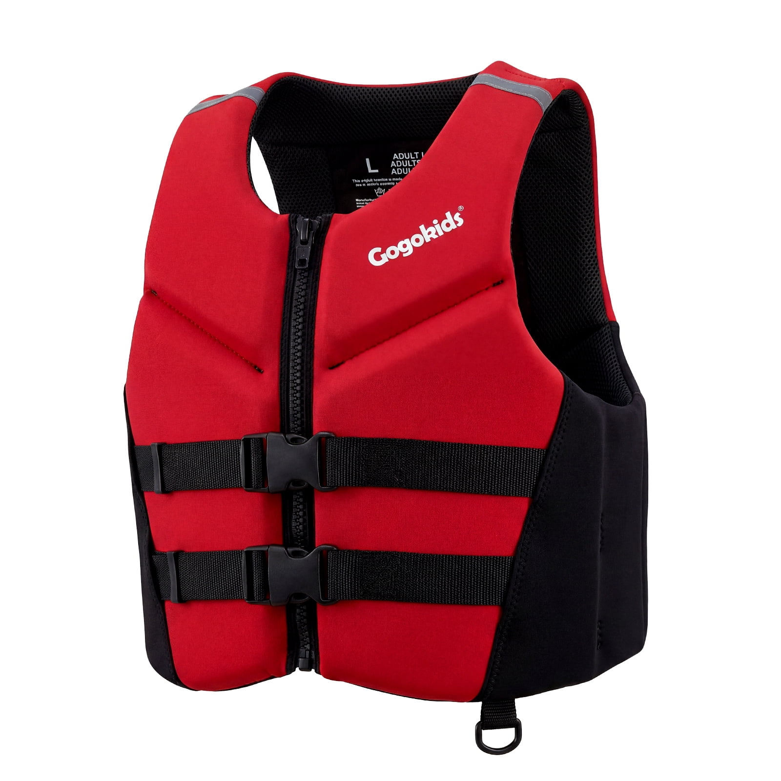 Gogokids Life Jacket Swim Vest for Adult Women men,Foldable Buoyancy Vest with Dual Safety Straps,Float Jacket for Boating,Kayaking,Swimming,Paddle and Fishing