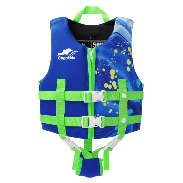 Gogokids Swim Jacket for Kids Life Vest Float Swimwear with Adjustable