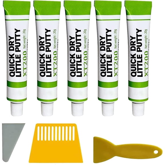 Gogolonge Fiberglass Boat Repair Paste,Quick Dry Little Putty Putty,Car Scratch Removal Touch Up Fix Tools,Fiberglass Gelcoat Repair Kit for Any Surface Scratches,Cracks
