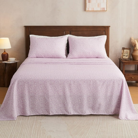 Gogreen 4PC Deep Pocket Queen Sheet Set Fit 16", Breathable Microfiber Super Soft Queen Size Sheet Set, Luxury Hotel Style Home Decor Queen Bed Sheet Set, Gift for Women, Men