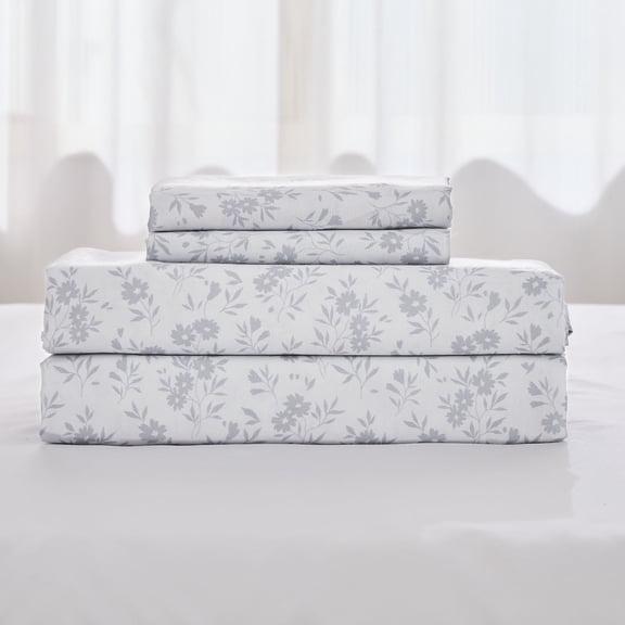 Gogreen 4PC Deep Pocket Queen Sheet Set Fit 16", Breathable Microfiber Super Soft Queen Size Sheet Set, Luxury Hotel Style Home Decor Queen Bed Sheet Set, Gift for Women, Men