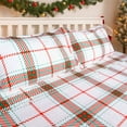 thumbnail image 1 of Gogreen 4PC Queen Christmas Sheet Set Deep Pocket Fit 16", Breathable Microfiber Soft Queen Sheet Set Warm Sheets, Luxury Hotel Style Christmas Decor Queen Bed Sheet Set, Christmas Gift, 1 of 8