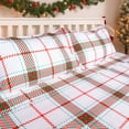thumbnail image 1 of Gogreen 4PC Queen Christmas Sheet Set Deep Pocket Fit 16", Breathable Microfiber Soft Queen Sheet Set Warm Sheets, Luxury Hotel Style Christmas Decor Queen Bed Sheet Set, Christmas Gift, 1 of 8