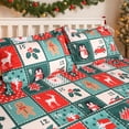 thumbnail image 1 of Gogreen 4PC Queen Christmas Sheet Set Deep Pocket Fit 16", Breathable Microfiber Soft Queen Sheet Set Warm Sheets, Luxury Hotel Style Christmas Decor Queen Bed Sheet Set, Christmas Gift, 1 of 8