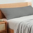 thumbnail image 1 of Gogreen Bamboo Rayon Waterproof Body Pillow Case Cover with Zipper, Breathable Pillow Cover, Cooling Pillow Case Protector with Zipper, Super Soft Pillow Protector (1 Pack, Body 20"x54", Dark Grey), 1 of 9
