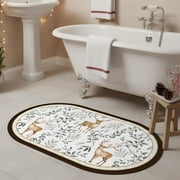 Gogreen Bath Mat - Bathroom Mat Rug Non Slip Super Absorbent Stain Resistant Quick Dry Bathroom Rug-Bath Mat for Bathroom Floor Bathtub Vanity-Bathmat Bath Rug 