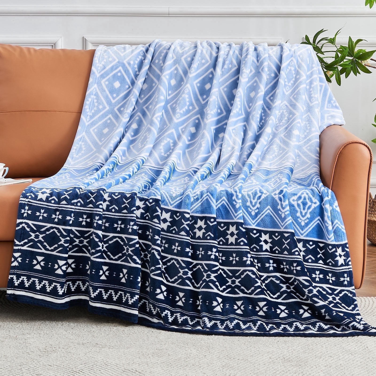 Gogreen Cozy Blanket Printed Blanket Twin Blanket - 300 GSM Fleece Blanket Twin Size Blanket for Home Decoration, Ultra Soft Blanket Microfiber Twin Blanket (Twin - 60" x 80")