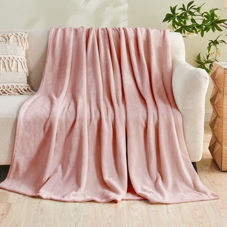 Gogreen Cozy Blanket Solid Blanket Throw Blanket - 300 GSM Fleece Blanket Throw Size Blanket for Home Decoration, Ultra Soft Blanket Microfiber Throw Blanket (Throw - 50" x 60")
