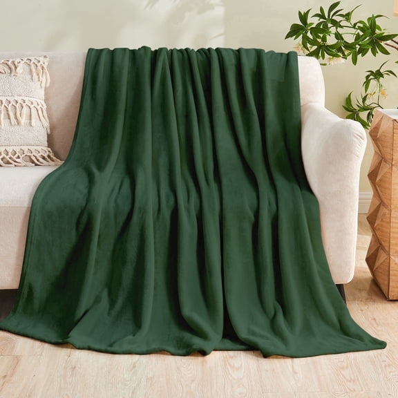 Gogreen Cozy Blanket Solid Blanket Throw Blanket - 300 GSM Fleece Blanket Throw Size Blanket for Home Decoration, Ultra Soft Blanket Microfiber Throw Blanket (Throw - 50" x 60")