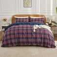 thumbnail image 1 of Gogreen King Duvet Cover Set, Soft & Breathable Microfiber 3 Pieces King Bedding Sets, Pattern King Comfy Duvet Cover Set, with Zipper Closure (King), 1 of 8
