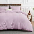 thumbnail image 1 of Hitime Luxury Queen Duvet Cover, Soft & Breathable Microfiber 3 Pieces Queen Bedding Sets, Queen Comfy Duvet Cover, with Zipper Closure, 1 of 8