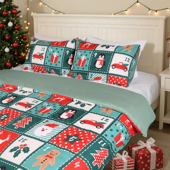 Gogreen Luxury Twin Duvet Cover Floral, Soft & Breathable Microfiber 2 Pieces Twin Bedding Sets, Pattern Twin Comfy Duvet Cover, with Zipper Closure, Includes 1 x Pillowcase, 1 x Duvet Cover