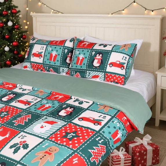 Gogreen Luxury Twin Duvet Cover Floral, Soft & Breathable Microfiber 2 Pieces Twin Bedding Sets, Pattern Twin Comfy Duvet Cover, with Zipper Closure, Includes 1 x Pillowcase, 1 x Duvet Cover