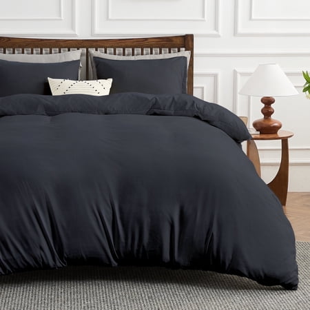 Hitime Luxury Twin Duvet Cover, Soft & Breathable Microfiber 3 Pieces Twin Bedding Sets, Twin Comfy Duvet Cover, with Zipper Closure